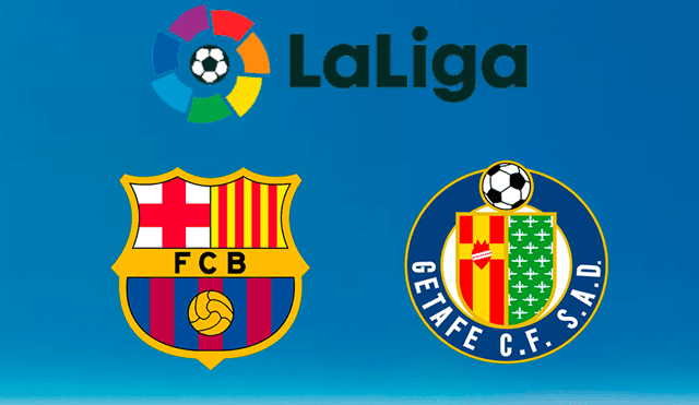 Barcelona enfrenta al Getafe por LaLiga Santander.
