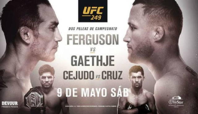 Tony Ferguson vs. Justin Gaethje EN VIVO por la UFC 249. Foto: Prensa UFC