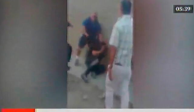 Trujillo: Policías fueron agredidos tras intervenir a chofer en estado de ebriedad | VIDEO