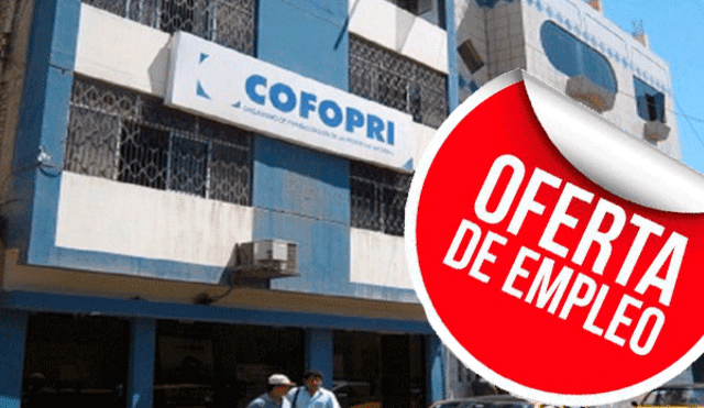 Ofertas de trabajo: Cofopri ofrece puestos con sueldo de S/ 1.600 hasta S/ 9.000