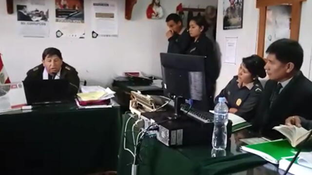 Tres meses de prisión para policías acusados de libar cerveza en comisaria de Cusco [VIDEO]