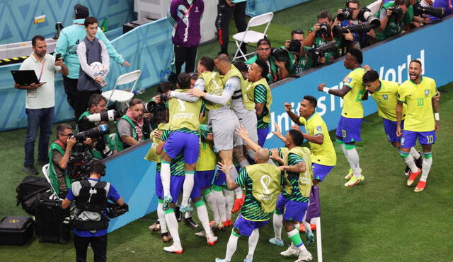 Con doblete de Richarlison, Brasil venció a Serbia en el Mundial Qatar 2022. Foto: EFE