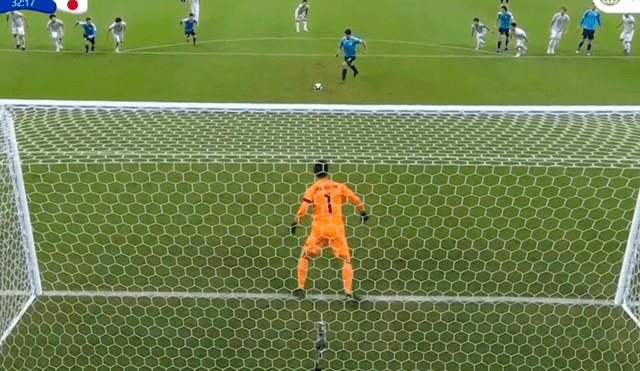 Uruguay vs. Japón: Luis Suárez marcó el 1-1 en el partido por la Copa América 2019. | Foto: América TV