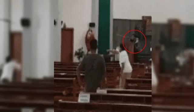 Sujeto ataca con espada a un sacerdote y a cuatro fieles en plena misa [VIDEO]