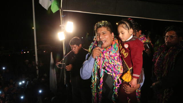 Walter Aduviri reaparece tras elección en Puno