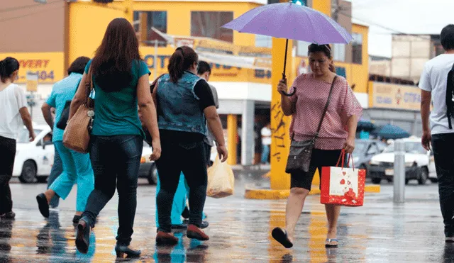 Senamhi pronostica lluvias en Lima hasta el domingo 21