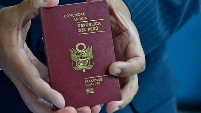 Pasaporte peruano. Foto: Cortesía.