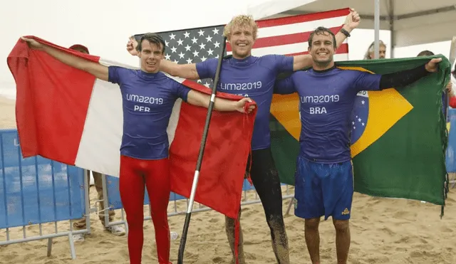 ¡Grande Itzel Delgado! surfista peruano ganó la medalla de bronce en carrera SUP de Paddle