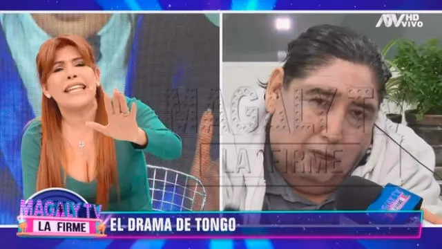 Magaly Medina y Tongo discuten en Magaly tv, la firme