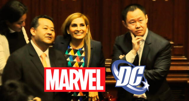 Kenji Fujimori y otros congresistas aparecen como personajes de Marvel y DC [FOTO]