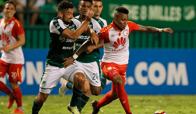Santa Fe se impuso 2-1 a Deportivo Cali y avanzó a semifinales de la Copa Sudamericana [RESUMEN]