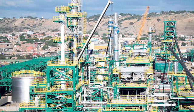 Proyecto insignia. La nueva refinería de Talara de Petroperú se inaugura el 12 de abril. Foto: difusión