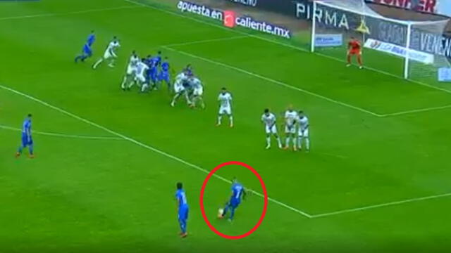 Yoshimar Yotún se lució con exquisito pase para el gol de Cruz Azul ante Pumas [VIDEO]