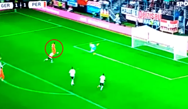 Perú vs Alemania: Farfán tuvo el 2-1 en sus pies, pero la mandó a las gradas [VIDEO]