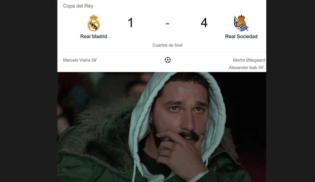 Real Madrid perdió 4-3 ante la Real Sociedad y quedó eliminado de la Copa del Rey 2019-2020. | Foto: Facebook