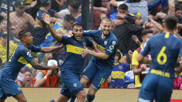 Boca vs River: Ramón Ábila puso el 1-0 con potente zurdazo en La Bombonera [VIDEO]