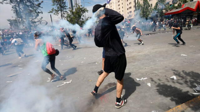 Protestas en Chile. Foto: Jorge Cerdán, enviado especial a Chile.