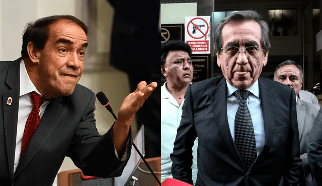 Lescano consideró que Jorge del Castillo es un "cobarde" y "sinvergüenza". Fotos: La República.