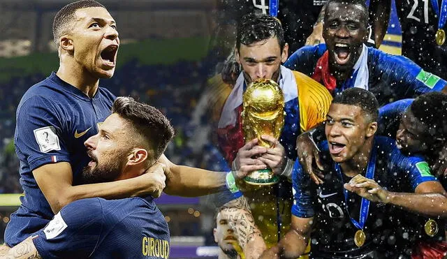 Francia ganó en dos ocasiones la Copa del Mundo. Foto: composiicón LR