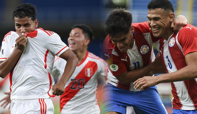 Perú vs. Paraguay: se enfrentan el último lugar y el primero del grupo A del Sudamericano Sub-20. Foto: composición de La República/Selección peruana/AFP