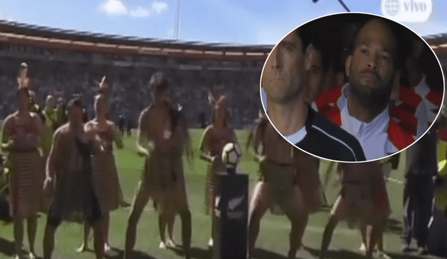 Nueva Zelanda sorprendió a Perú con un haka antes del partido