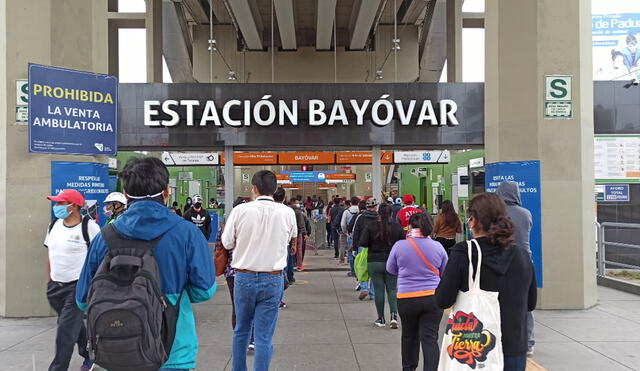 Metro de Lima pide a los usuarios que respeten las medidas sanitarias. Foto: Referencial / URPI-GLR