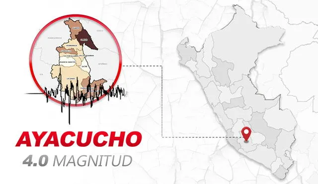 El sismo en Ayacucho se registró a las 03:40 según IGP.
