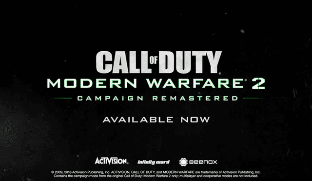 Algunos reportes en redes sociales, revelan que ya hay usuarios jugando Call of Duty Modern Warfare 2 Remastered.