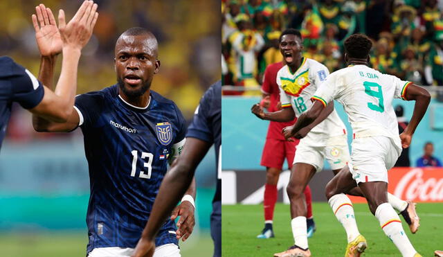Ecuador y Senegal chocarán por el pase a los octavos de final. Foto: Composición-GLR