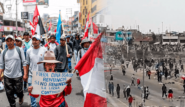 Manifestantes ingresaron al aeropuerto de Arequipa. Foto: composición Jazmín Ceras/ Rodrigo Talavera-LR/ captura HBA Noticias