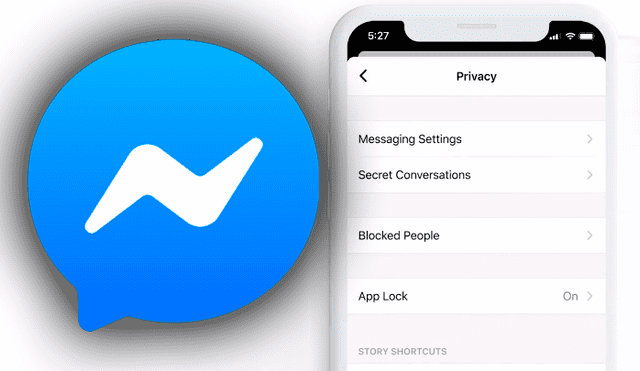 Las nuevas funciones de seguridad de Facebook Messenger llegan preliminarmente a iPhone, pero ya están en camino a Android. Imagen: Facebook.