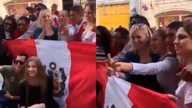 Peruanos llegan al Mundial y rusas los persiguen por curiosa razón [VIDEO]