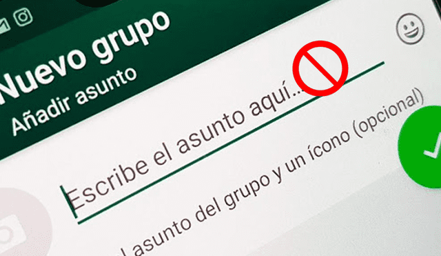 Desliza para saber más detalles acerca de los nombres prohibidos de grupos en WhatsApp. Foto: Captura / Canal 1.