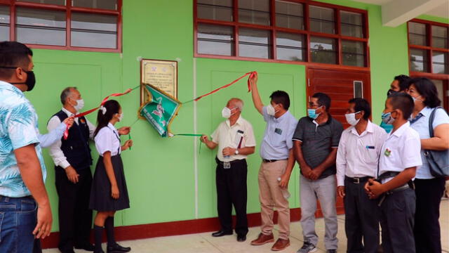 Inauguración de colegios en Amazonas