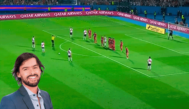 Mariano Closs, narrador de Fox Sports, fue reemplazado en vivo durante el River Plate vs. Cerro Porteño por Copa Libertadores 2019.