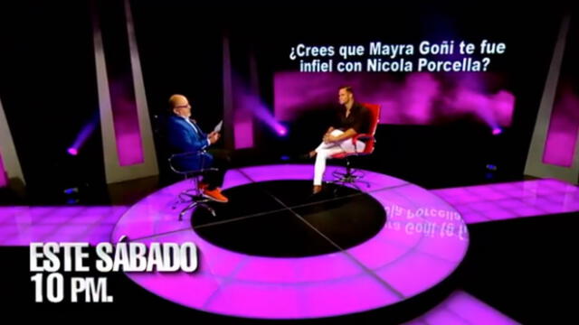 EVDLV: Fabio Agostini hablará de supuesto ‘affaire’ de Mayra Goñi con Nicola Porcella 
