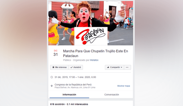 Desliza para ver las fotos del evento en el que buscan convocar a 'Chupetín Trujillo' a Pataclaun.