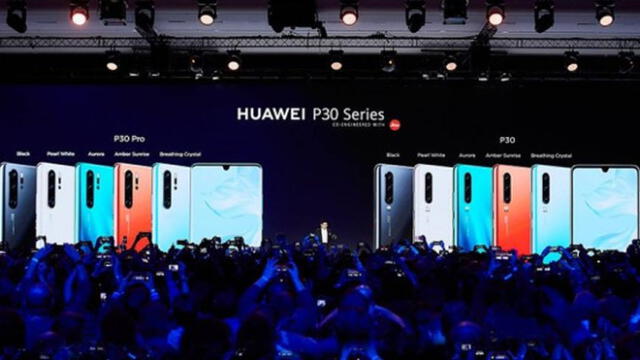 Huawei ha ordenado el recorte de producción de la serie P30.