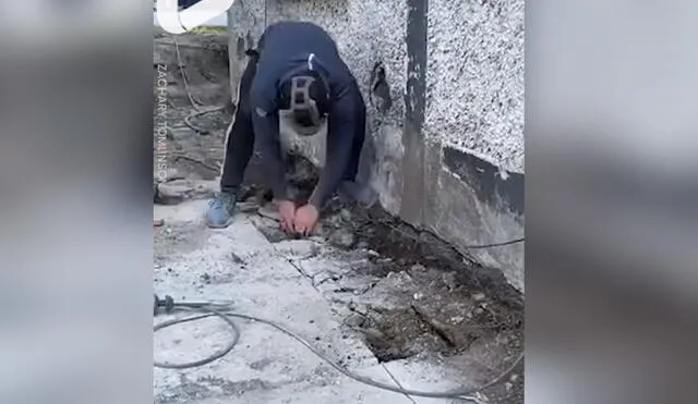 El joven sorprendió al hacer, casi por su cuenta, toda la remodelación de la casa de su abuelo. Foto: Facebook