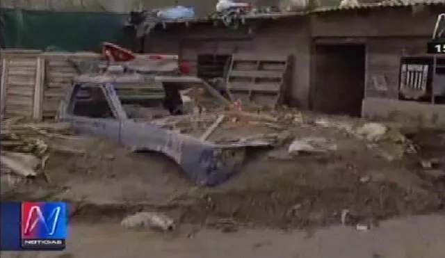 Decenas de casas en Cajamarquilla se encuentran destruidas tras cuatro días de continuos huaicos | VIDEO