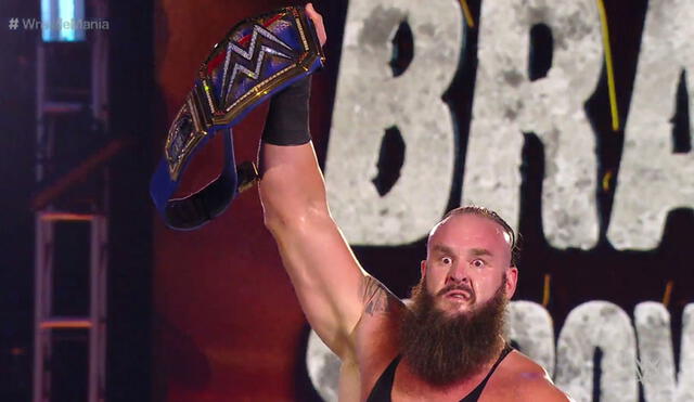 Braun Strowman derrotó a Goldberg y se coronó como el campeón Universal. | Foto: WWE