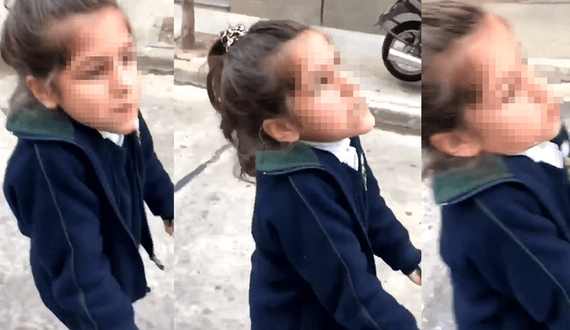 Facebook: niña se enfurece con su madre por llevarla tarde a la escuela y tiene increíble reacción