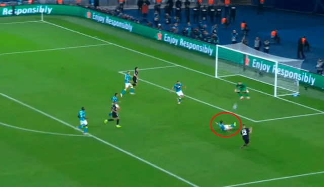 PSG vs Napoli: autogol de Mario Rui le dio empate a parisinos [VIDEO]