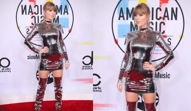 American Music Awards 2018: Taylor Swift se robó todas las miradas en la alfombra roja [FOTOS y VIDEOS]