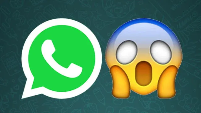 El emoji de WhatsApp de la cara gritando de miedo.