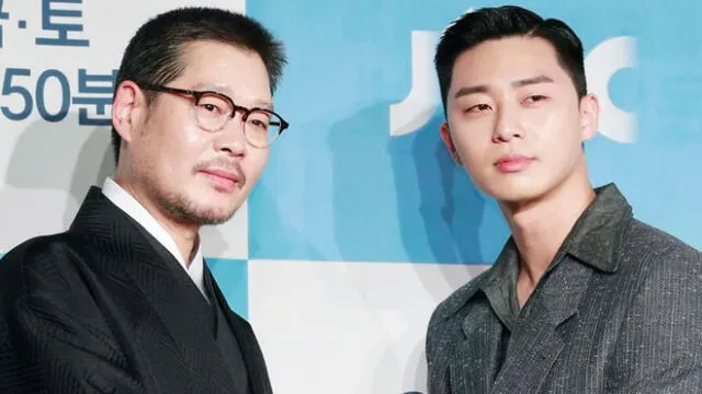 El actor Yoo Jae Myung junto al protagonista de Itaewon class, Park Sae Joon