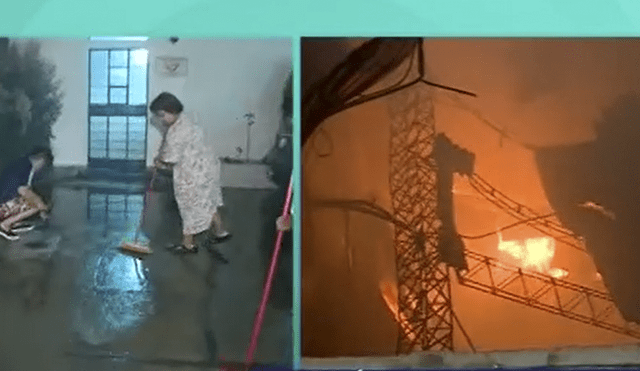 San Miguel: incendio se registró en laboratorio de productos químicos
