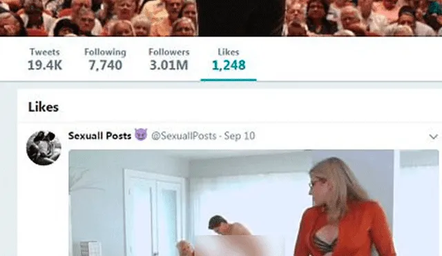 Twitter: Excandidato presidencial causa polémica por darle 'like' a un video porno [FOTO]
