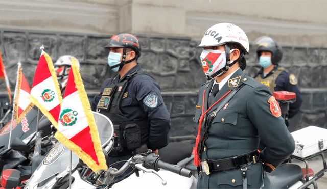 Policía Nacional del Perú resguarda las calles del país. Foto: Karla Cruz / URPI - GLR
