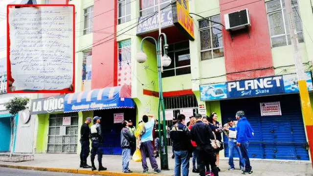 Chimbote: Anciano se lazó del quinto piso de una galería